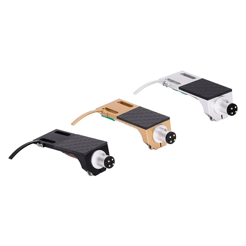 Carbon fiber cartridge Headshell silvery High quality, weighing 13.5 grams