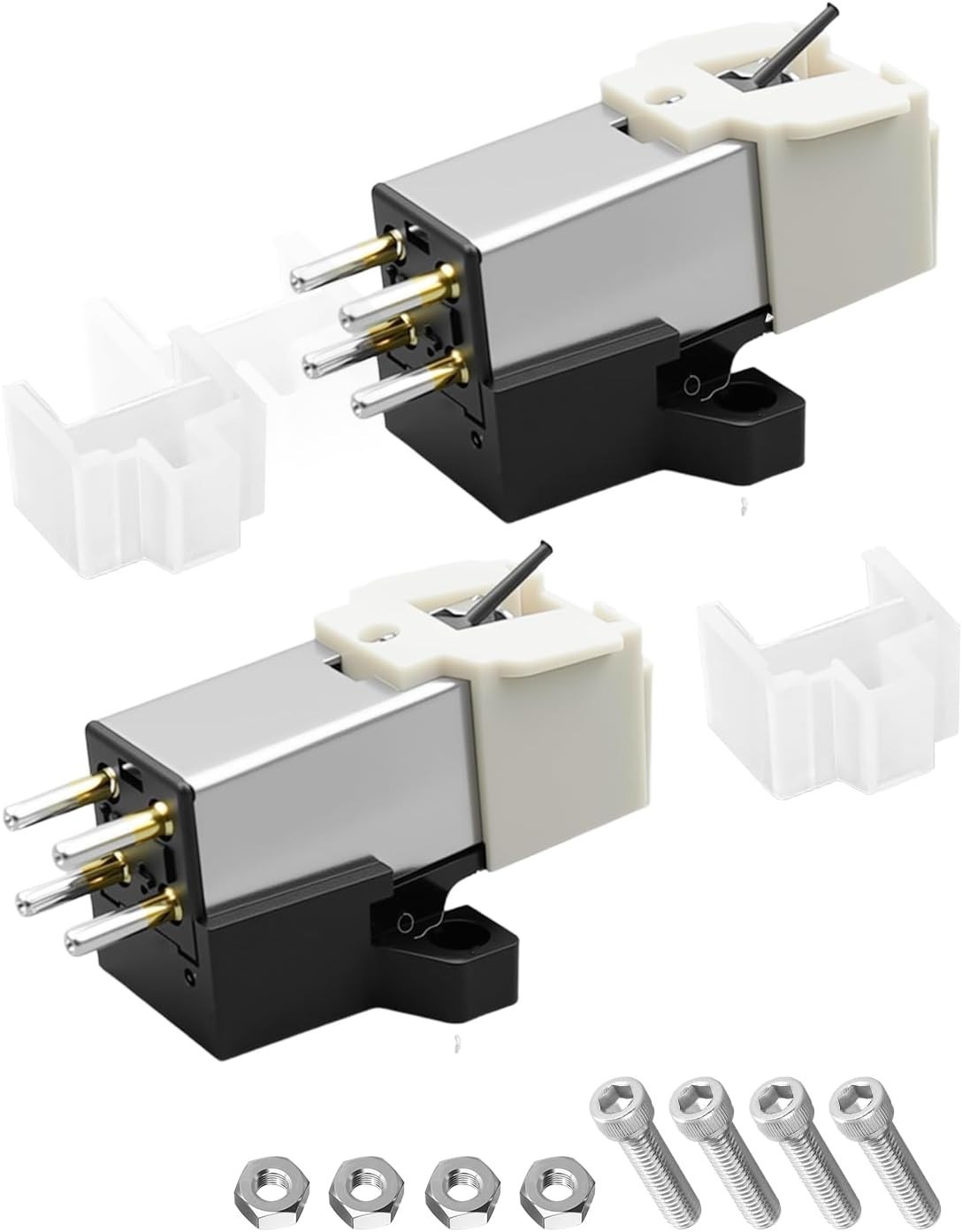 2 Pack AT3600L Magnetic Phono Cartridge Turntable w/ Diamond Stylus for Yamaha
