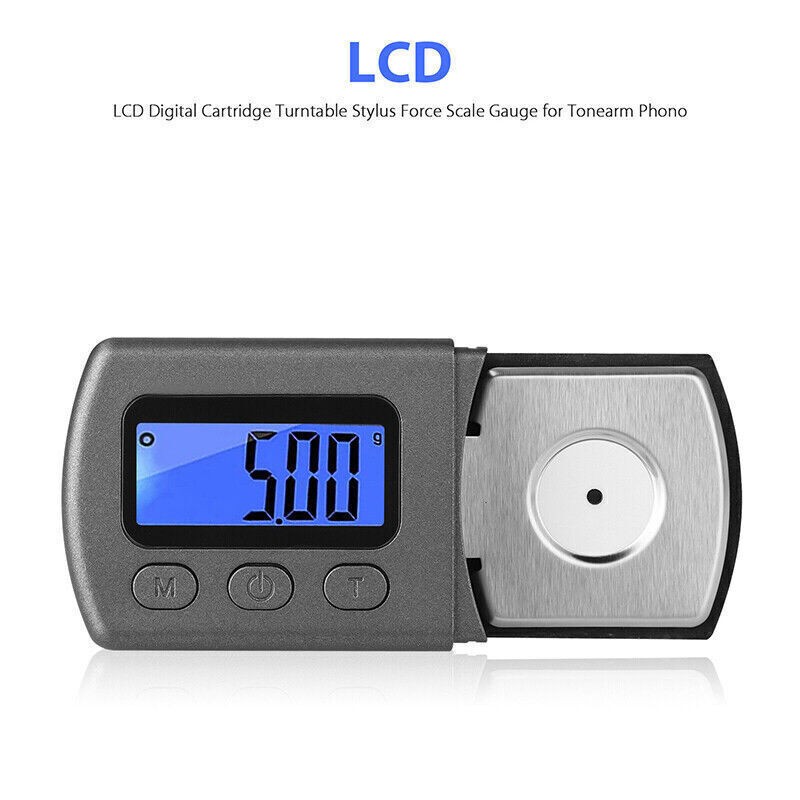 0-5.00g Digital Cartridge Turntable Stylus Force Scale Gauge for Tonearm Phono