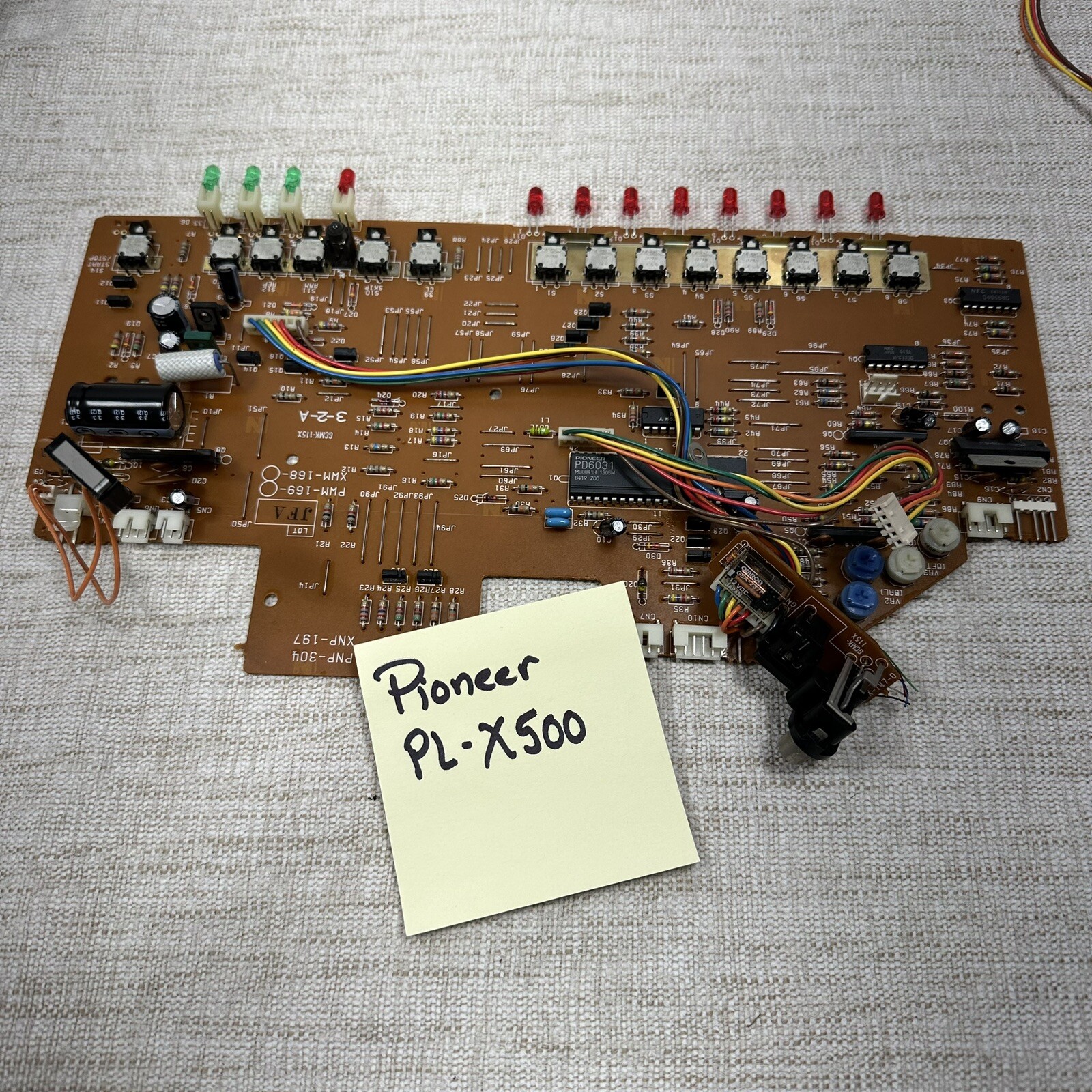 Pioneer PL-X500 Turntable Parts – Control Circuit Board – Read
