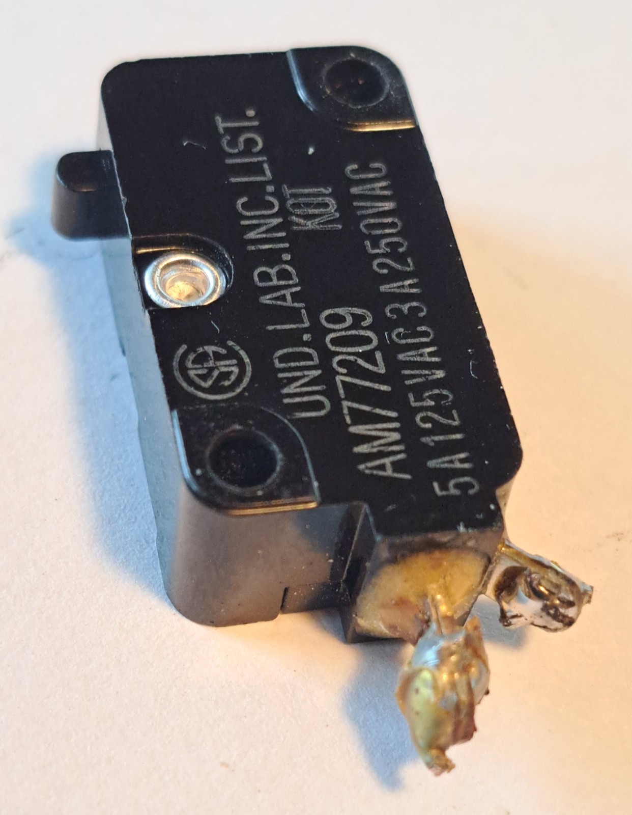 Technics SL-23 Power On/Off Micro Switch