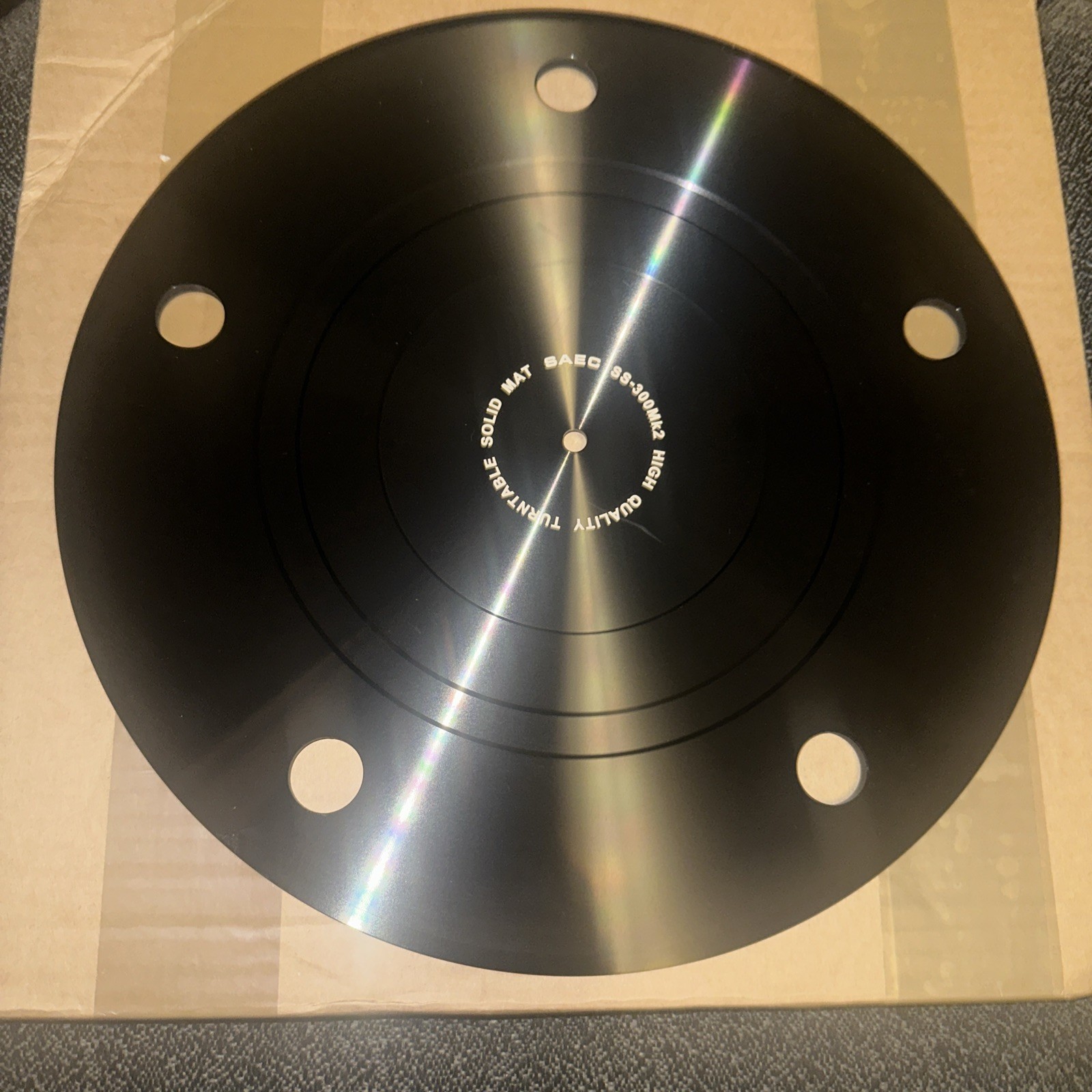 SAEC SS-300MK2 Turntable Solid Mat USED JP