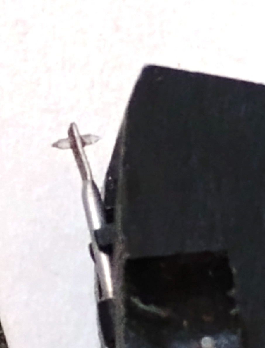 Dual 650 Modified Original Tip Head and a New Compatible Replacement