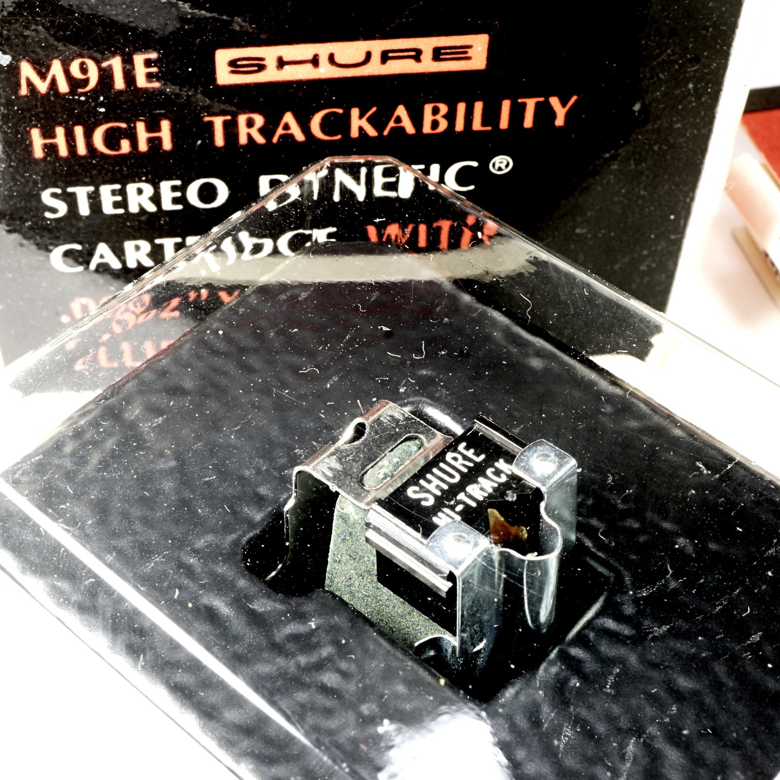 NOS Tested SHURE M91E Cartridge & N91E Elliptical Diamond Stylus Boxed