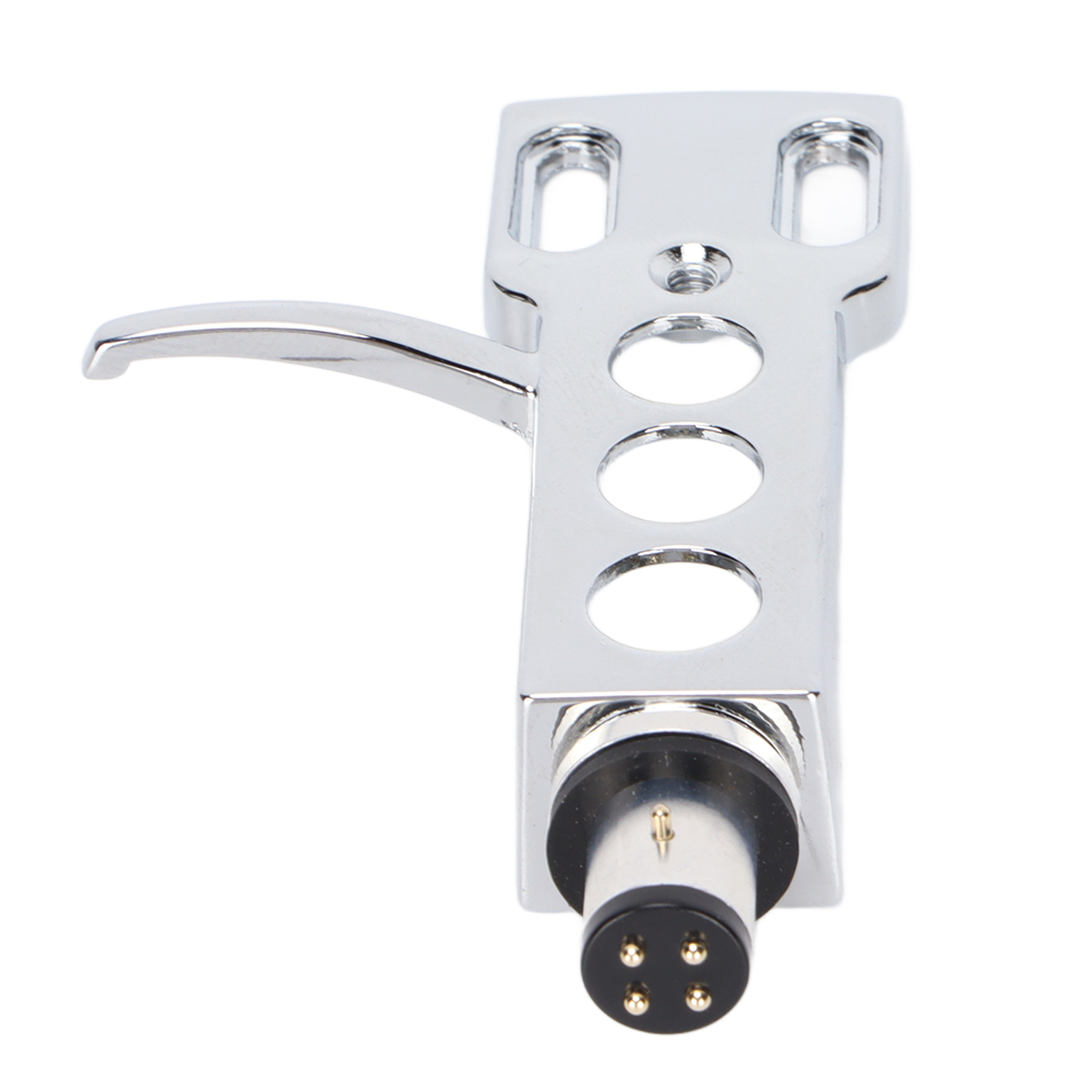 Phono Head Shell Zinc Alloy Replacement LP Tonearm Cartridge Head Shell With Fit