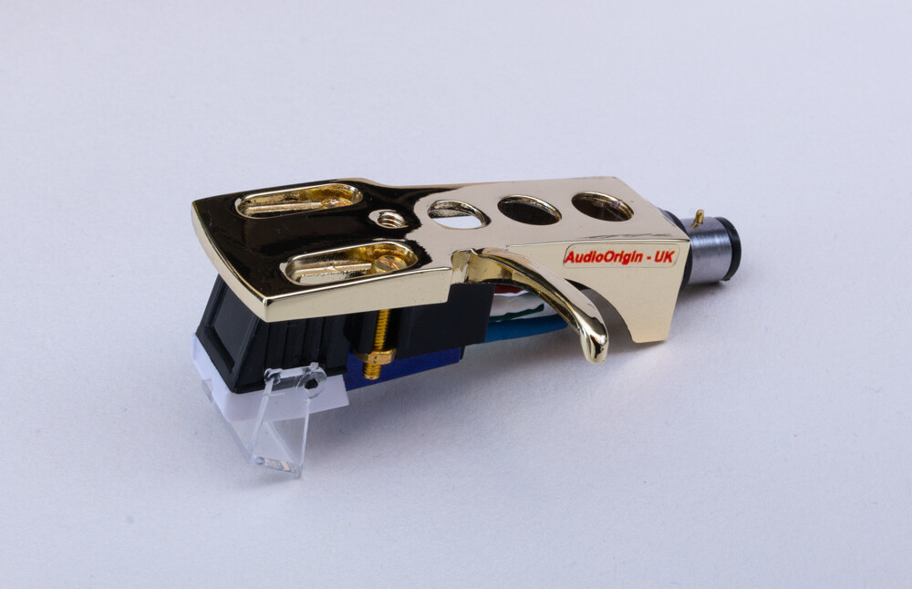 Headshell, Cartridge for STANTON ST100, ST150, T120, STR8 80, Needle, GOLD plate