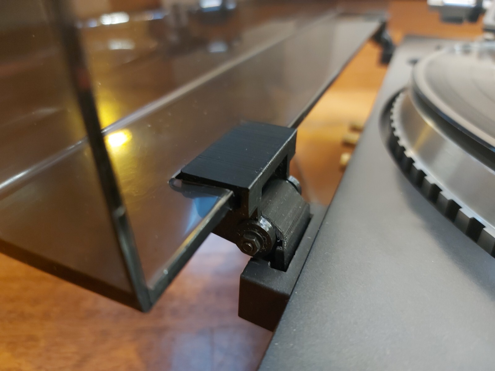 2x SANYO TP-366 TP366 TP 366 DUST COVER HINGE hinges hinge cover hood