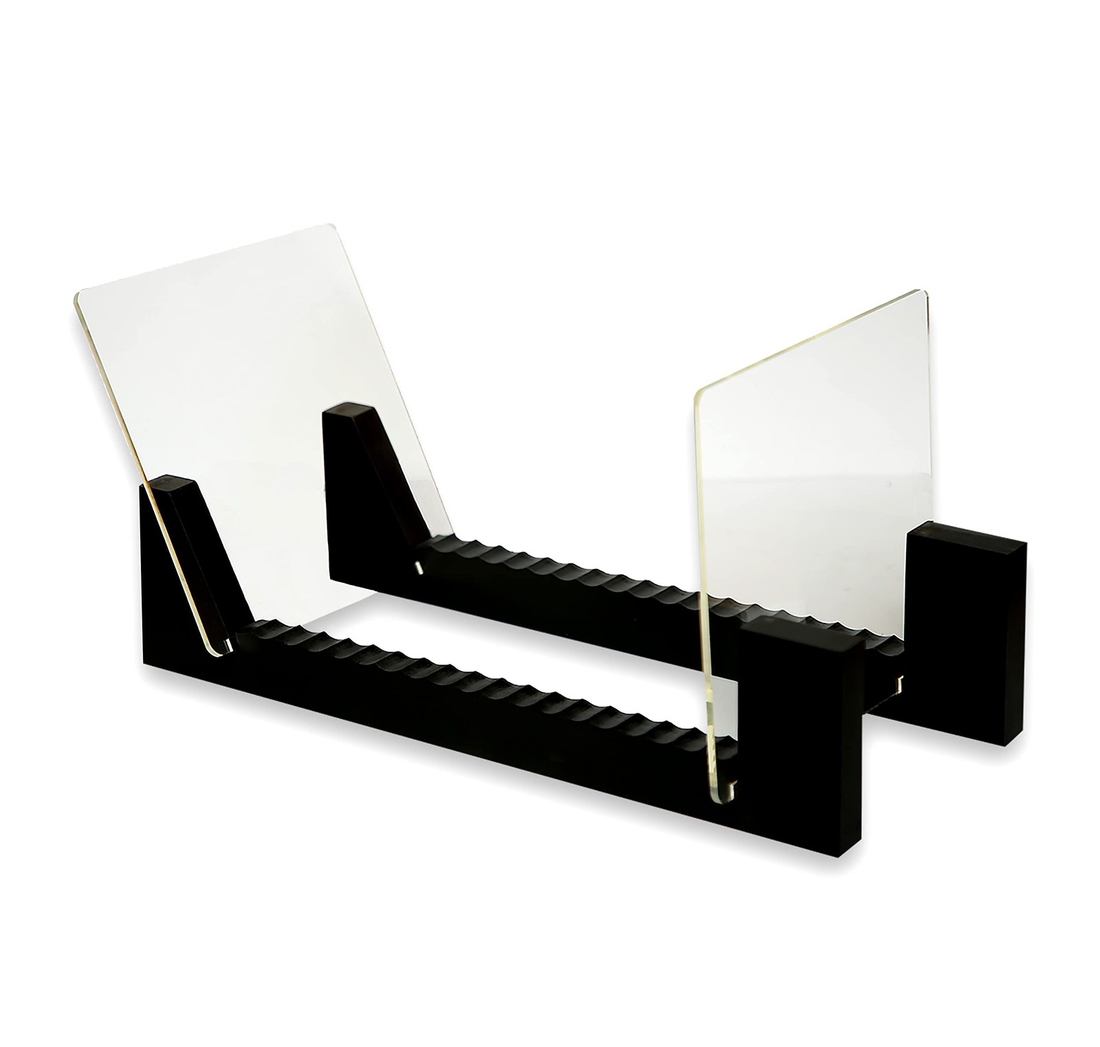 Vk Royal Vinyl Records Storage Holder Display Stand – 12” inch 50 LP, Black