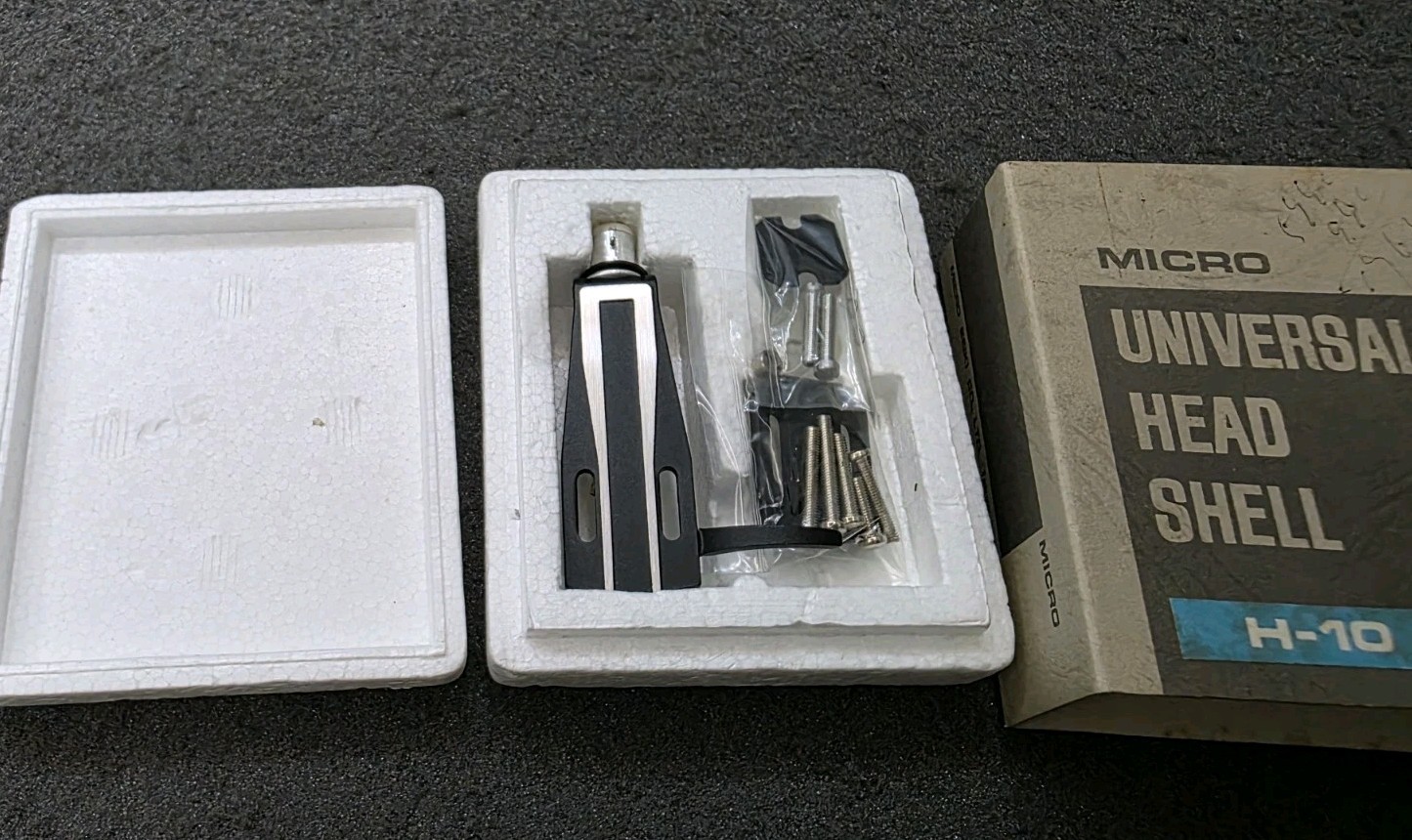 Micro Seiki H-10 Headshell. Rare. Brand New. Unused