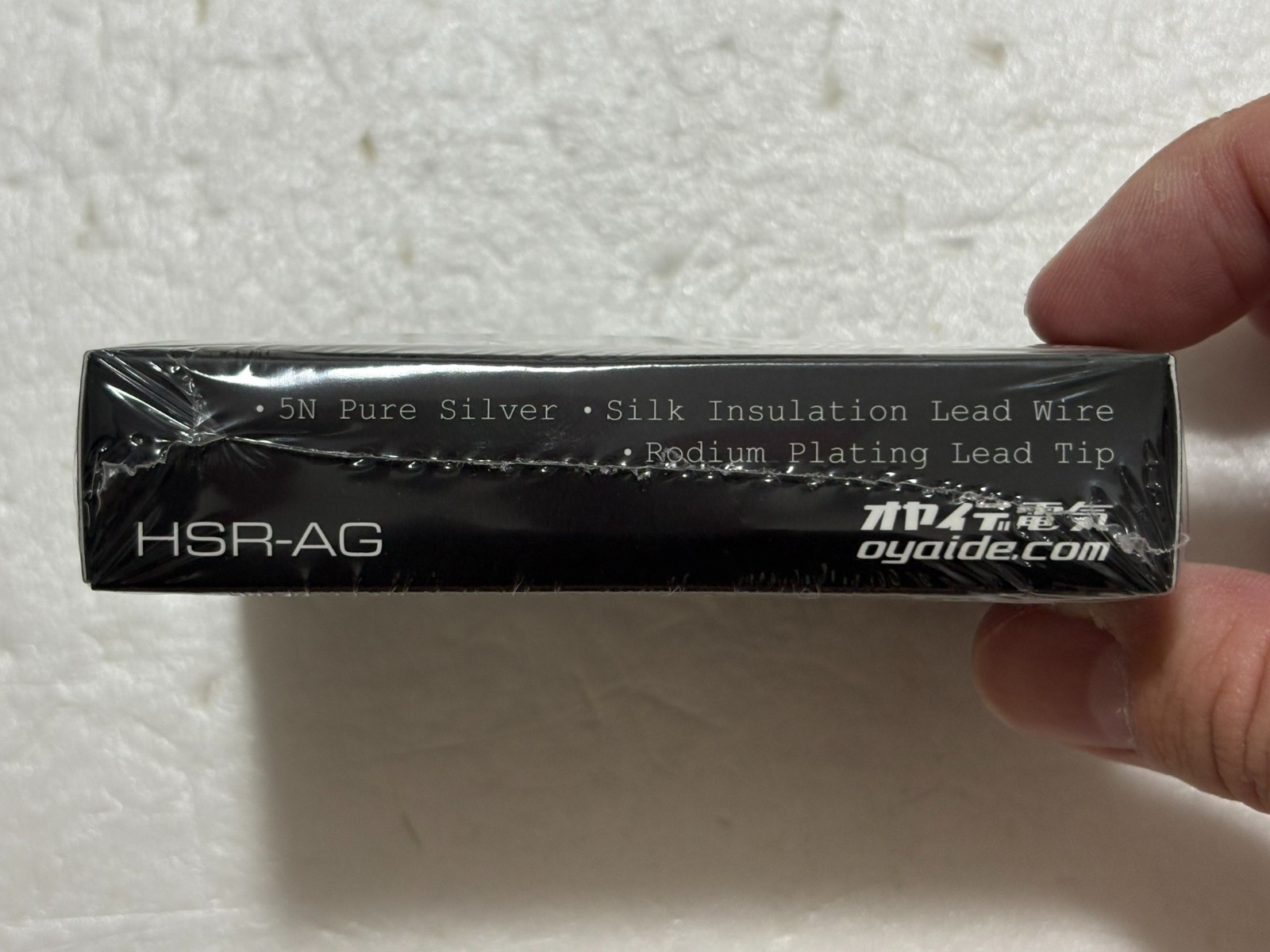 Oyaide HSR-AG 5N Pure Silver Headshell Lead Wires New from Japan