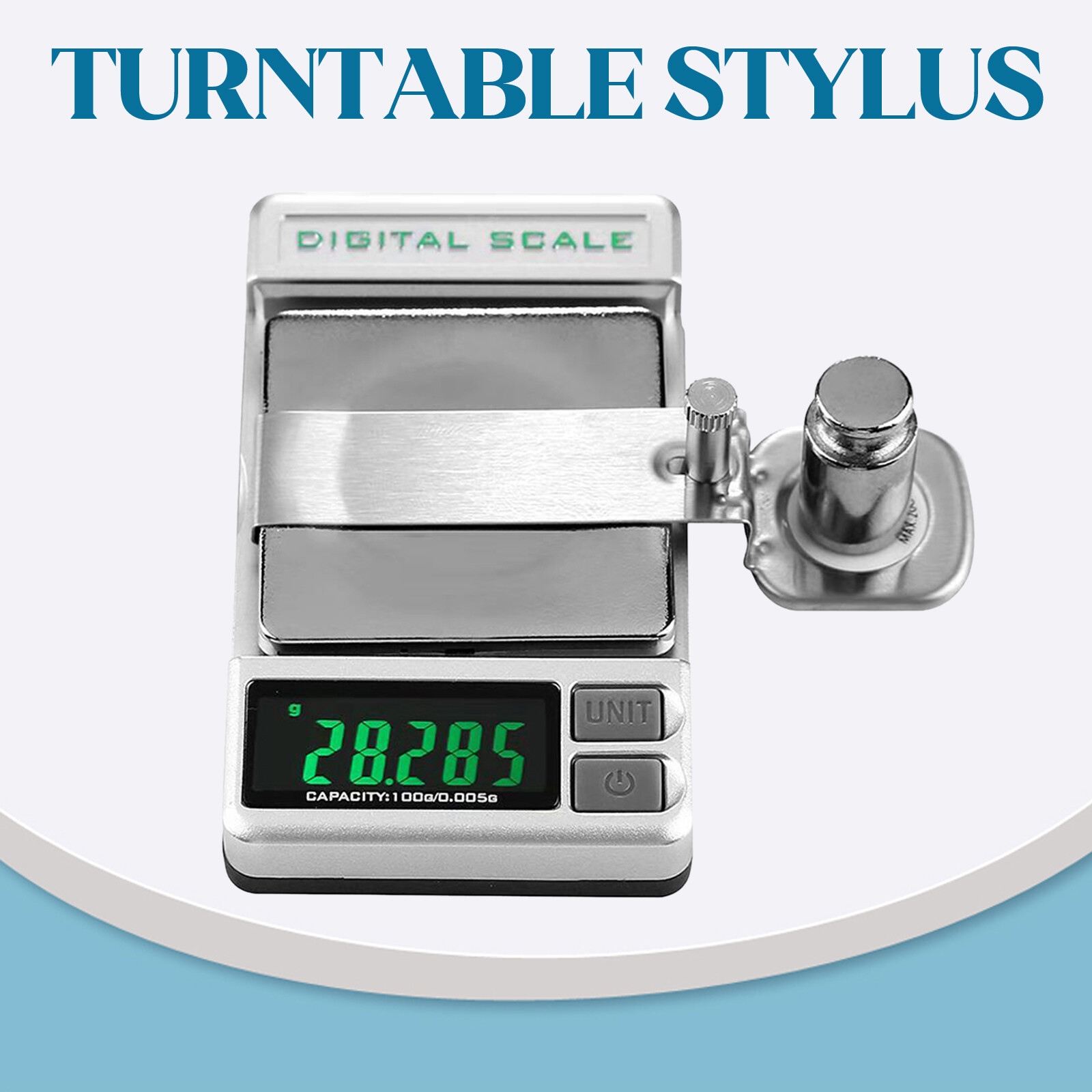 For Audio Record-Level Turntable Stylus Tracking Force Gauge/Scale