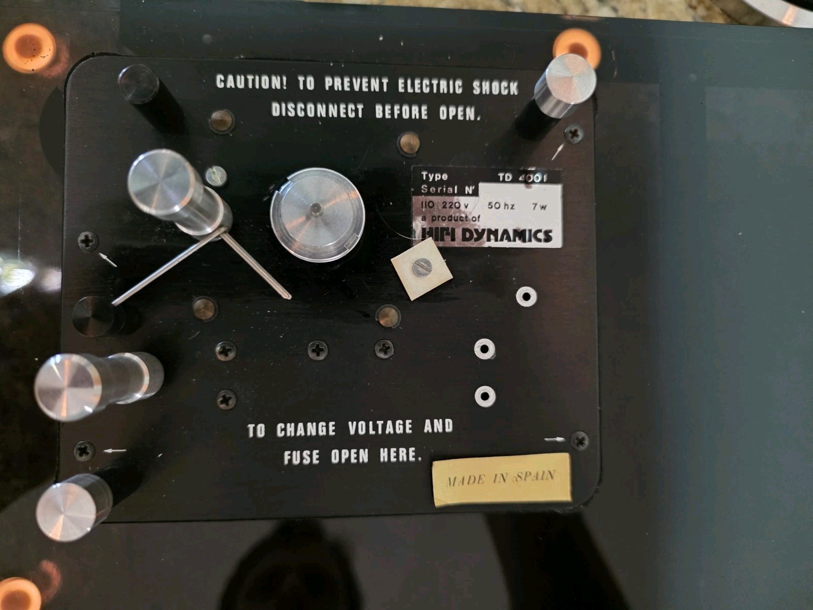 Audio Linear TD -4001 Precision Belt Drive Turntable ( Transcriptors- Style)
