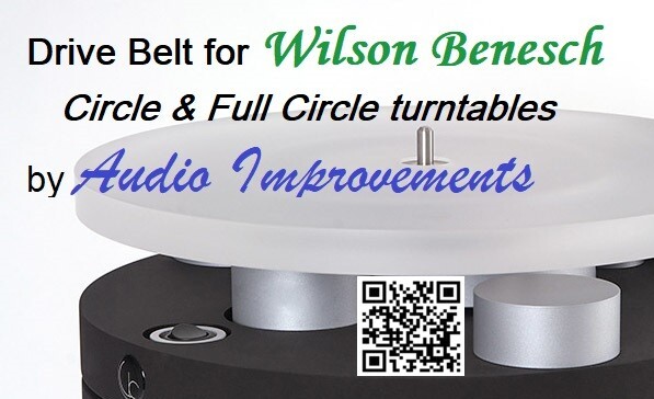 Wilson Benesch Circle & Full Circle Upgrade Silicone Drive Belt Green (pair)