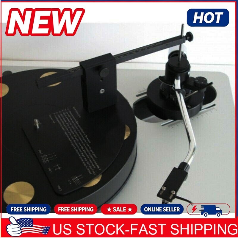 Vinyl LP Turntable Alignment Protractor For Phono Record Cartridge Stylus NEWed