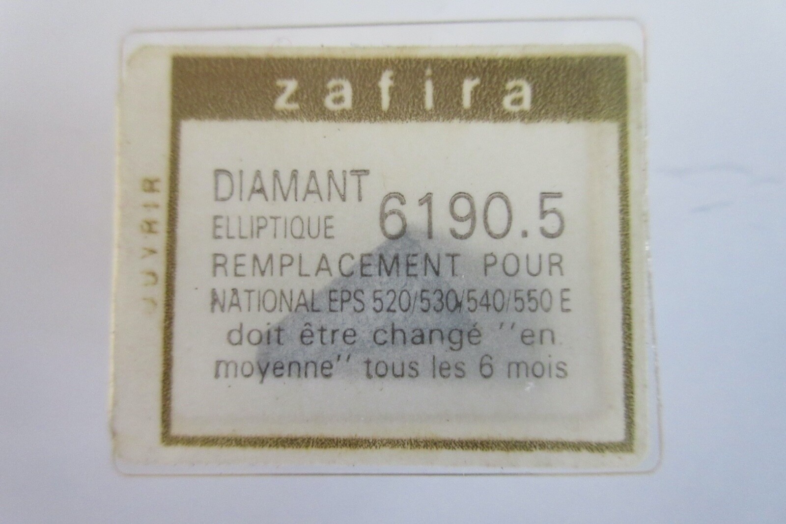 Zafira 6190.5 National EPS 520/530/540/550 E Diamond Stylus, unopened