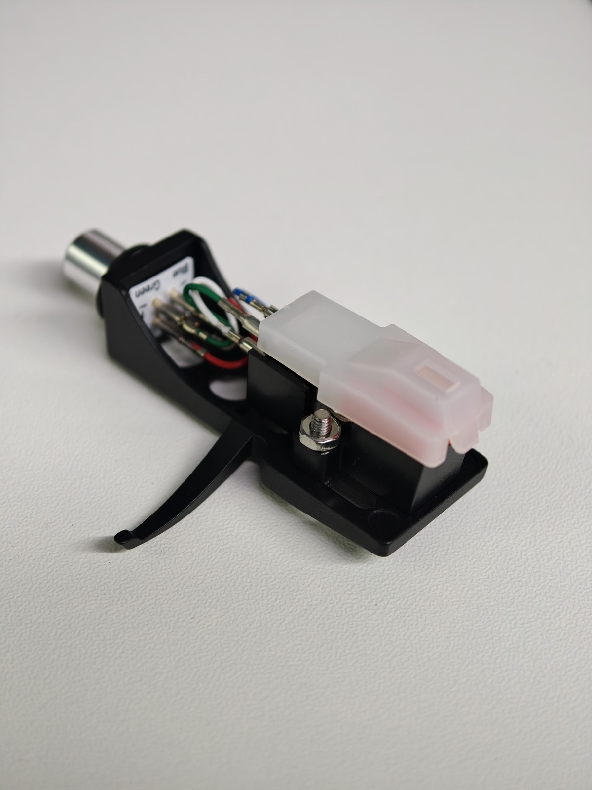 New TECHNICS STYLE BLACK Headshell Cartridge for COMBO with Diamond Stylus New