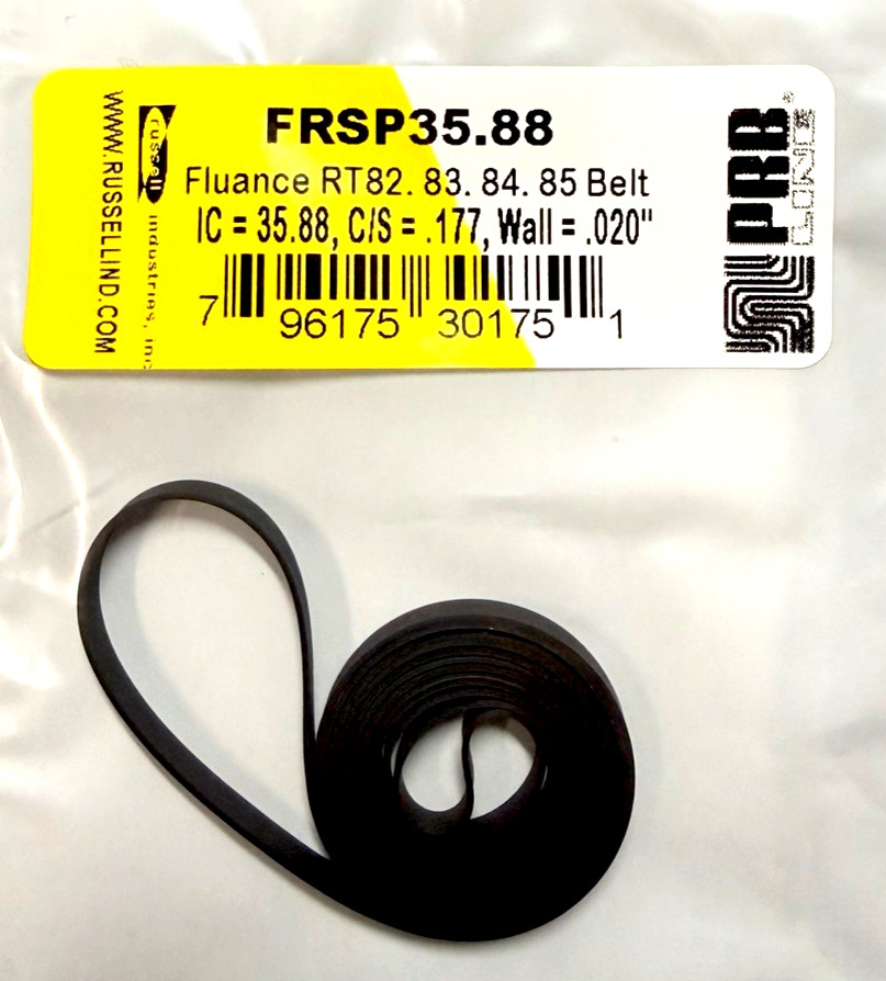 FLUANCE TURNTABLE BELT FOR MODELS RT82 RT83 RT84 RT85 PRB BRAND & A FREEBIE!!