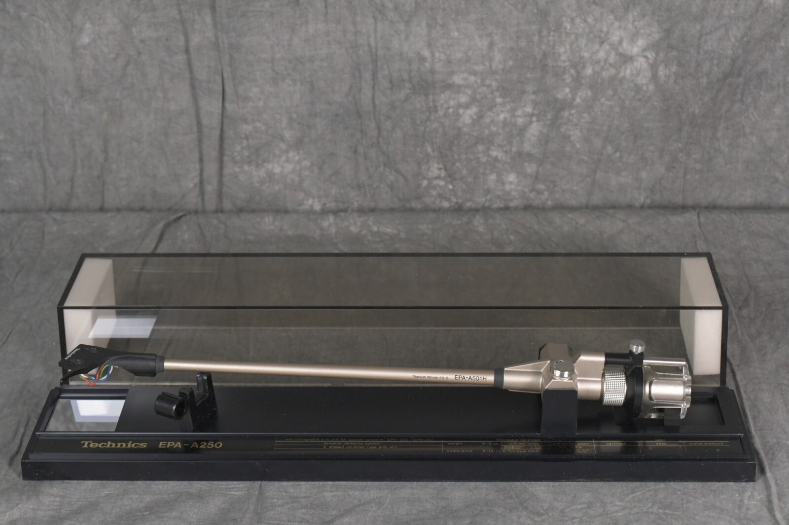 Technics EPA-A501H Titanium Nitride φ 6-8 Replacement Arm W/ original Box