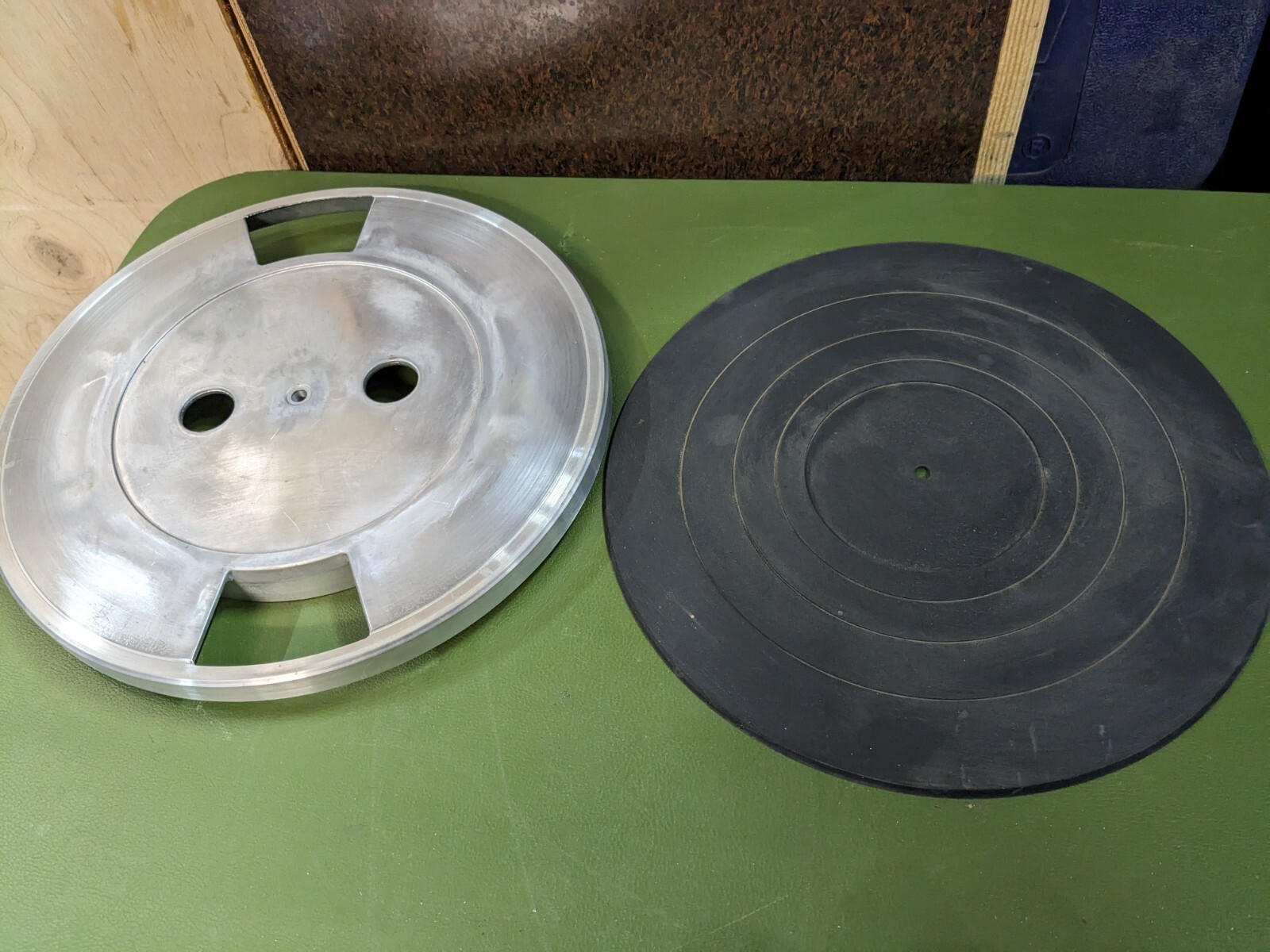 Vintage Mitsubishi DP-6 Turntable Platter / Platter Mat
