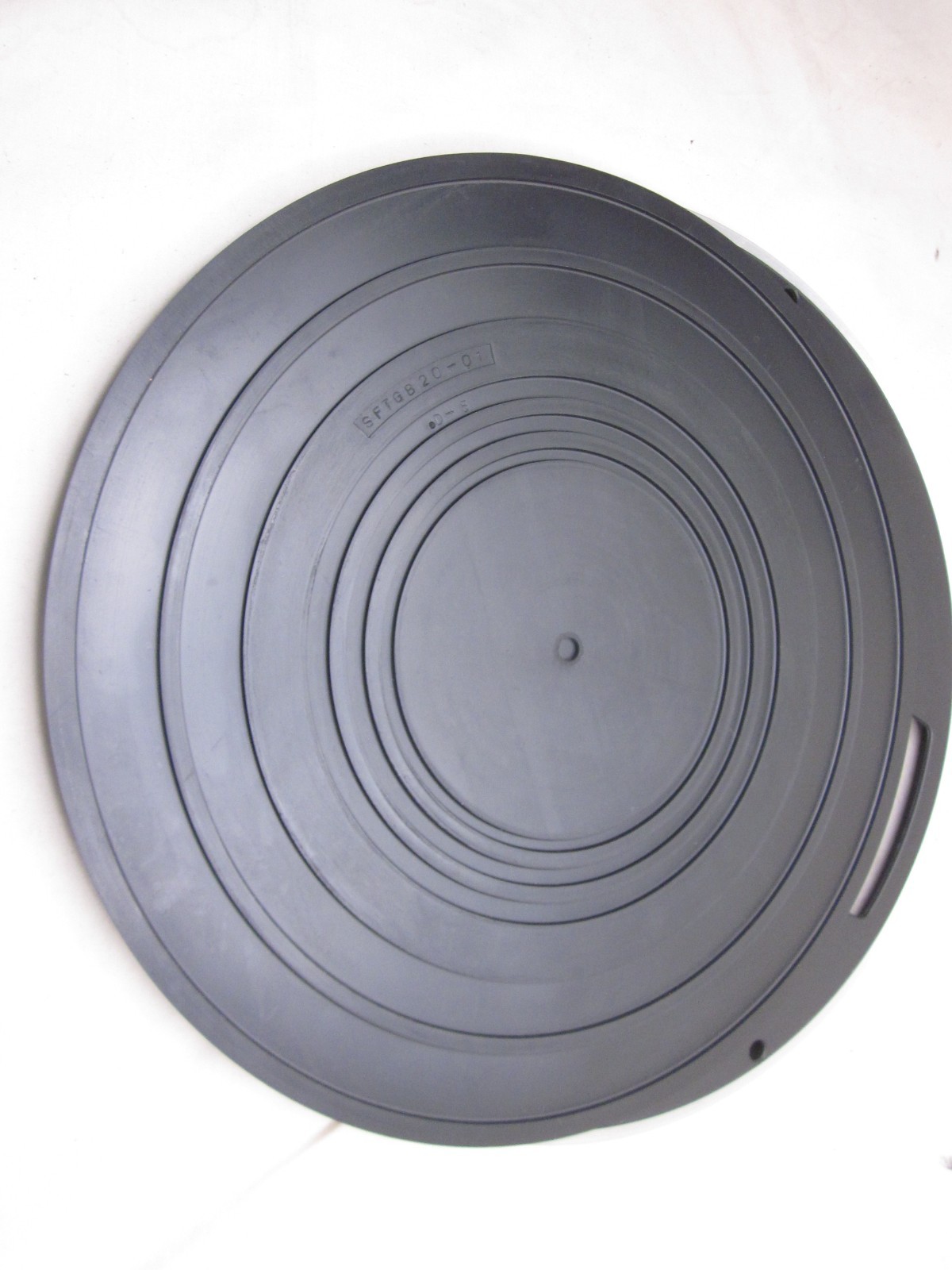 Technics turntable part SL-B3 SFTE 301-02 platter plate & SFTGB 20-01 mat pad