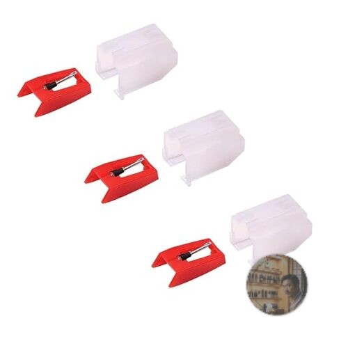 YANYULI Replacement Turntable Stylus Needle Set of 3 High-Durability Record Pla