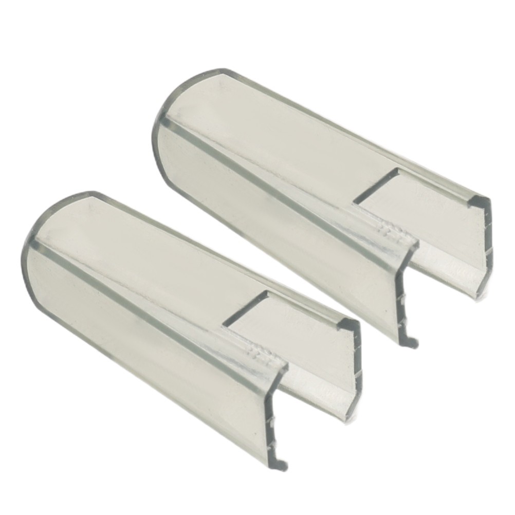 2Pcs Protective Stylus Sleeve for Turntable Needle with Transparent Dust Cover