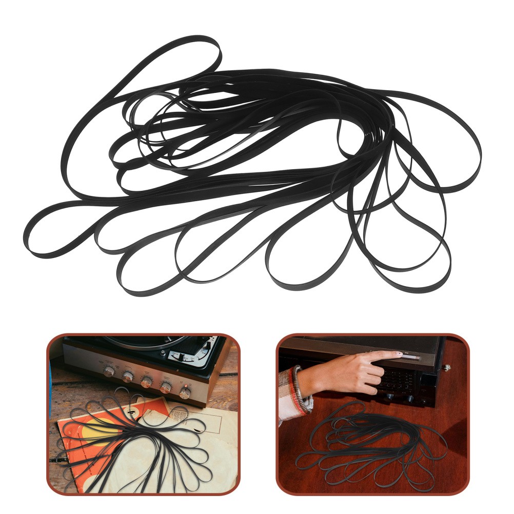 11 Pcs Record Player Parts Belt Replacement Audio Equipment Repair
