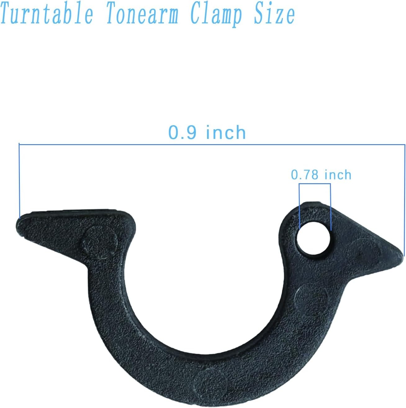 100HP1632A Turntable Tonearm Clamp for AT-LP120 Turntables Compatible Black