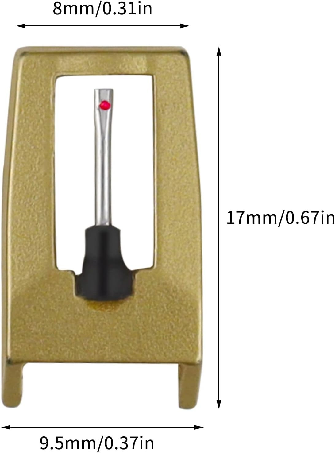 High Output Turntable Cartridge with Diamond Stylus