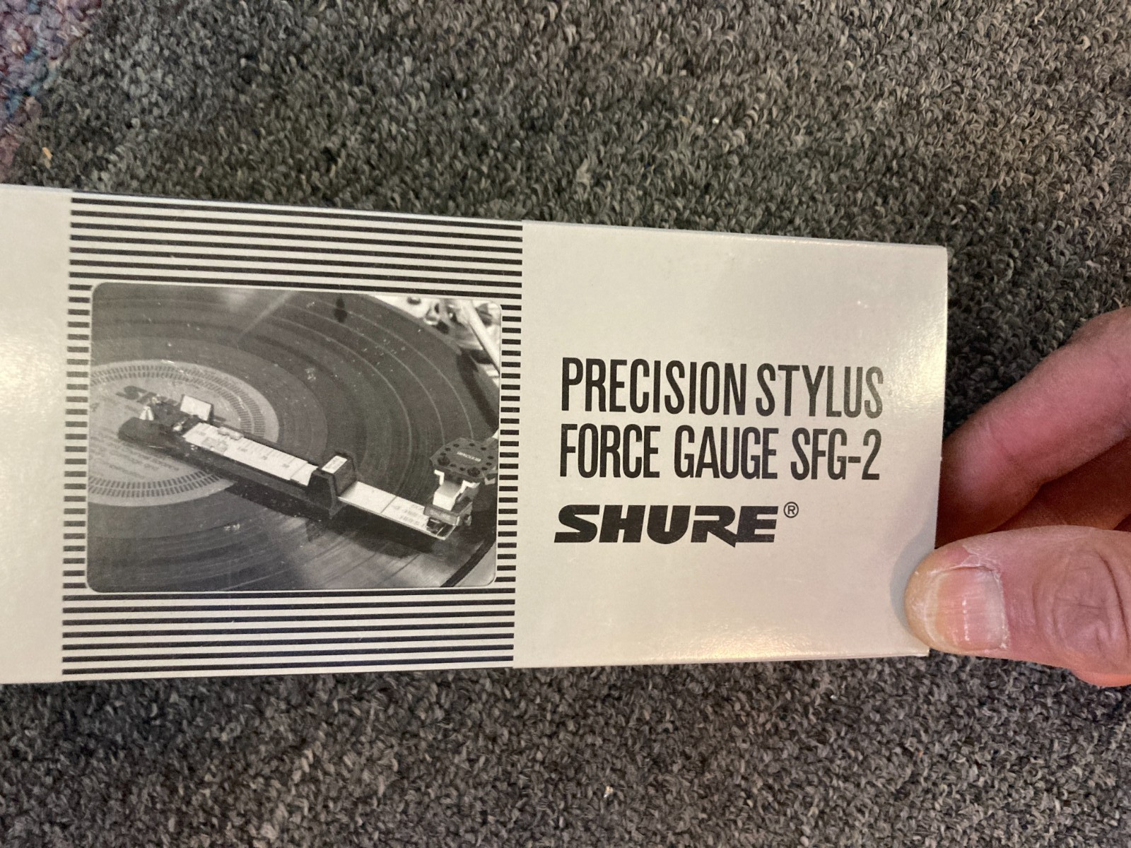 SHURE Precision Stylus Force Gauge SFG-2 New