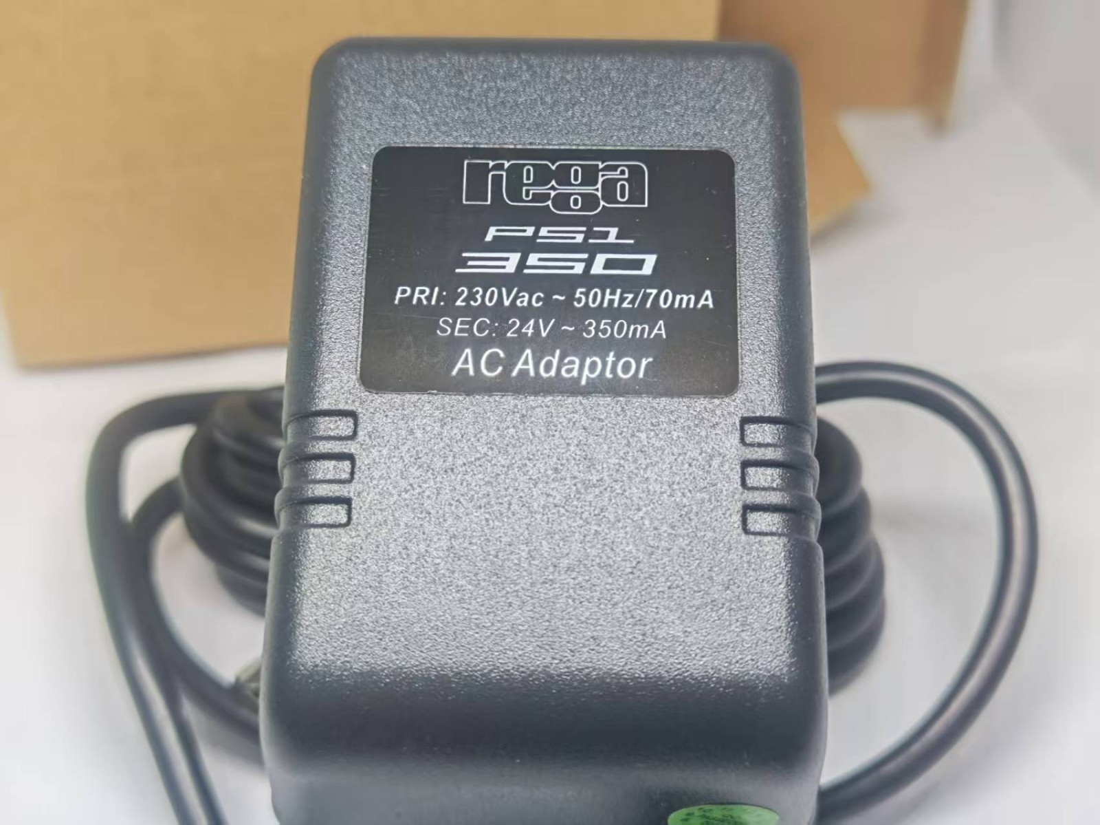 Rega PS-1 PRI: 230V SEC: 24V 350mA AC adapter (European plug)