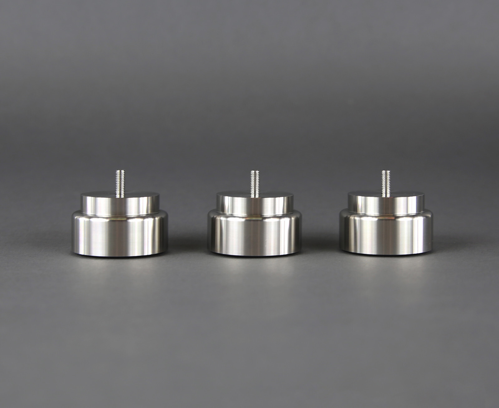 3-Piece Set Feet Stand Feet Device Feet Turntable Feet M6 Stainless Steel