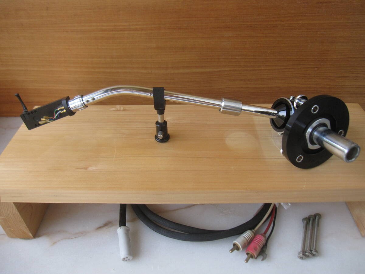 Audio-Technica AT-1503II Tonearm With Headshell Cables Tested Vintage Japan Used