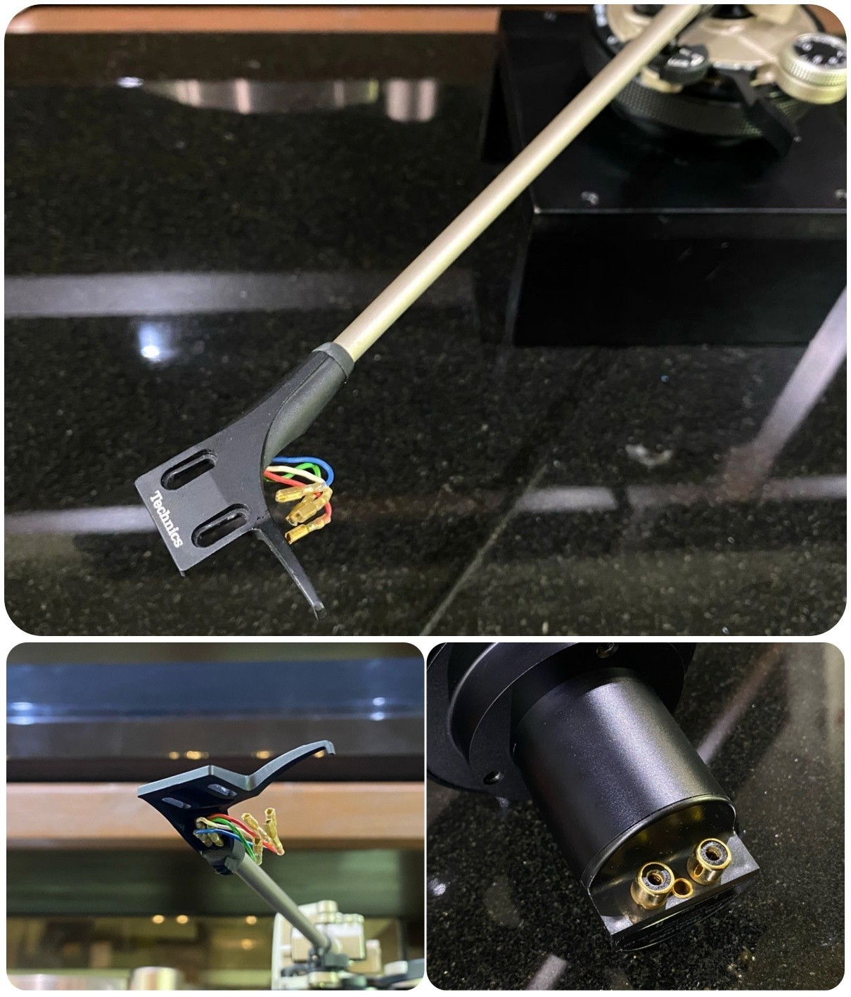 Technics EPA-B500 + EPA-A501H TiN Tonearm System Gimbal Interchangeable Japan