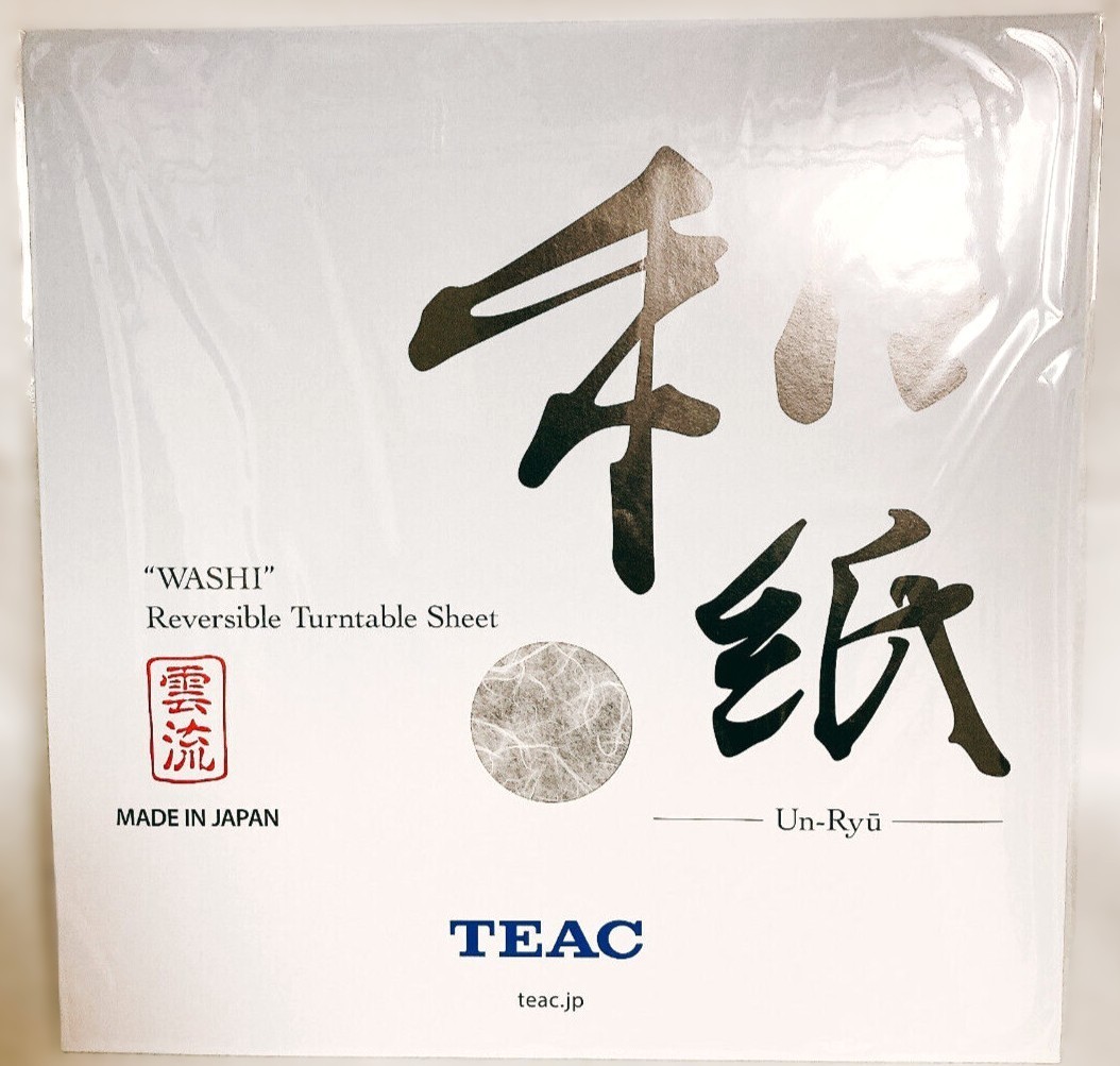 TEAC TA-TS30UN-BW Un-Ryu Washi Turntable Sheet Reversible Anti-Static Japan