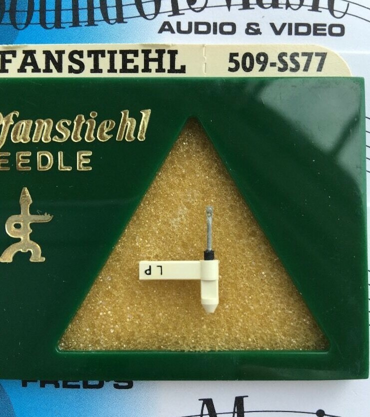 NEW Pfanstiehl 509-SS77 Sapphire Dual Needle Stylus 509ds77 Synthetic n358 611