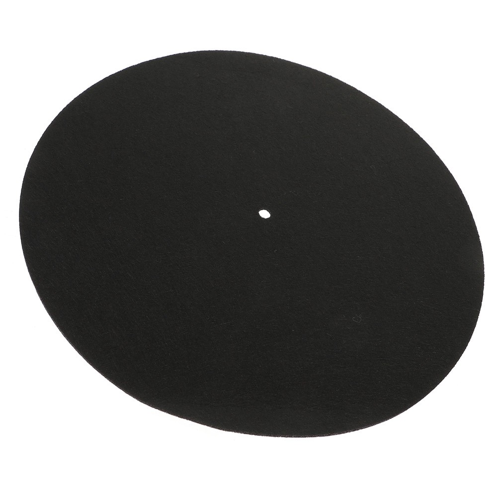 Felt Turntable Mat Black Vinyl Record Protective Pad for Disc Use