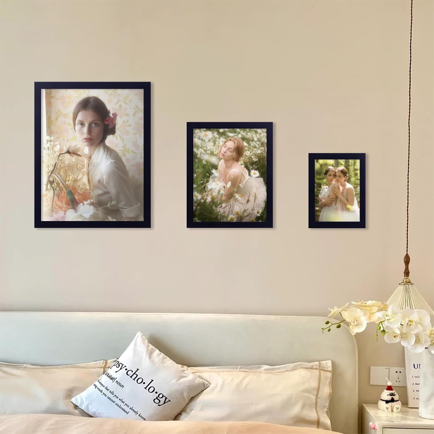 decorUhome 8×10 Picture Frame, Display Pictures 5×7 (Pack of 1), Black