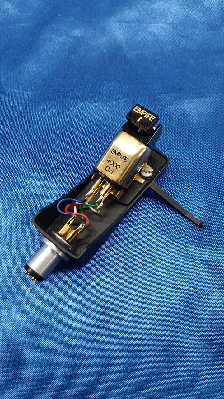 EMPIRE 4000 D/I Cartridge With DENON Headshell Used USA Analog Turntable Phono