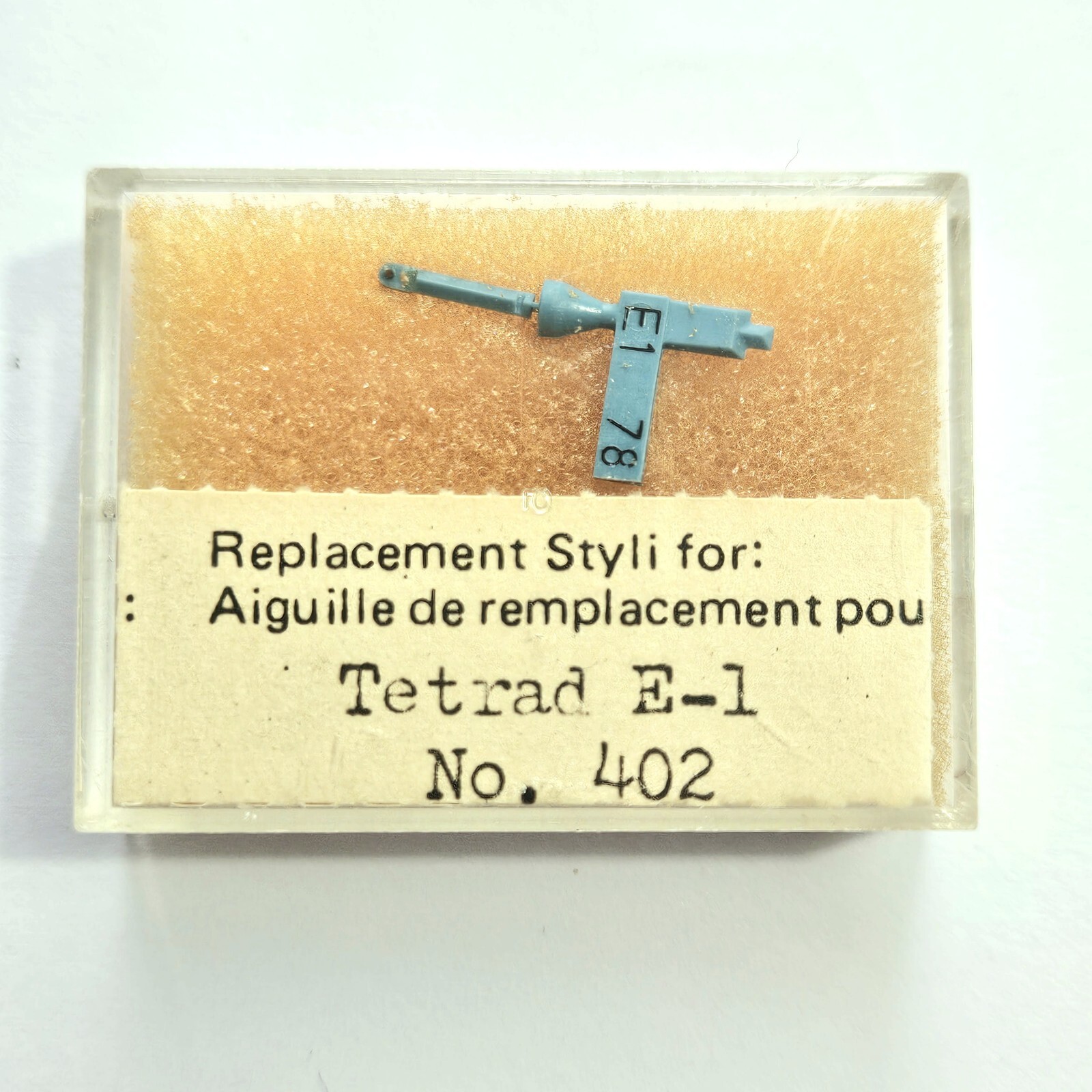 AMX 402 Stylus Needle Diamond Tetrad 5 E1 S 2-E2S 2-E2D 2-E2S-DC2 Phono
