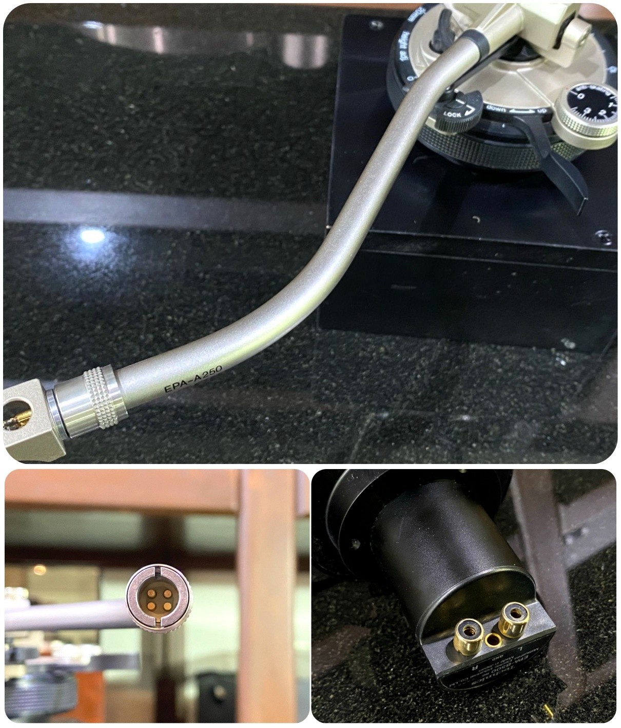 DDP Technics EPA-250 Tonearm EPA-B500 EPA-A250 Genuine Shell Cable Excellent JP