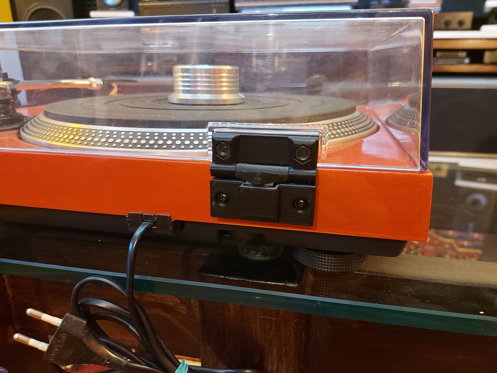 VERS. TECHNICS SL-1400 MK2 MKII 76° ZIPPERED HOOD REMOVABLE COVER
