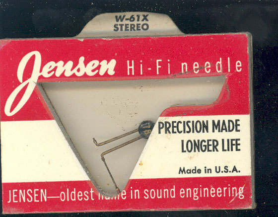 Jensen W-61X Webster Electric SCT3 WE-550 550D Needle – 16 33 45 78 rpm Sapphire