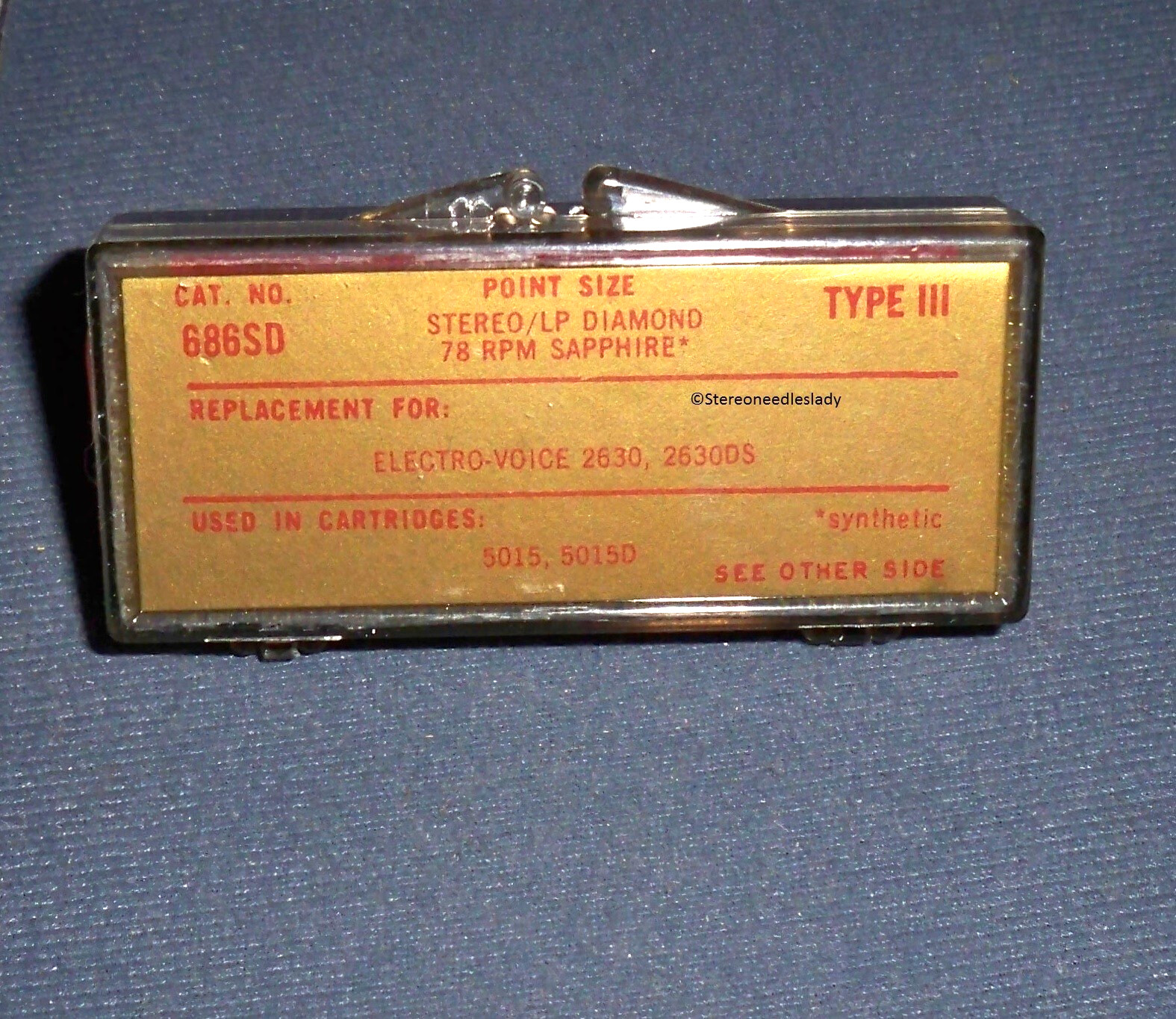 Recoton for 371-DS77 RECORD PLAYER NEEDLE for EV 2630 2632 EV 5015D 5014 5015