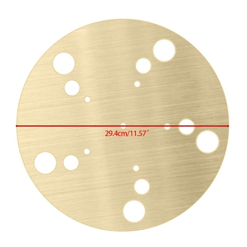 Pure Copper Turntable Platter Mat Slipmat Anti-Static Vinyl Record Players Pad