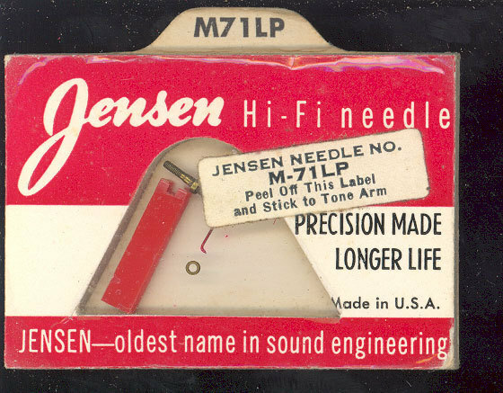 Jensen M-71LP RCA 74068 needle – 33 45 rpm Osmium