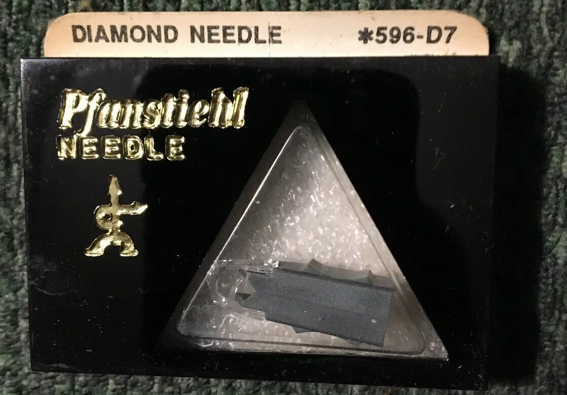 VTG NOS PFANSTIEHL #596-D7 Diamond Replacement needle/Stylus Brand New!
