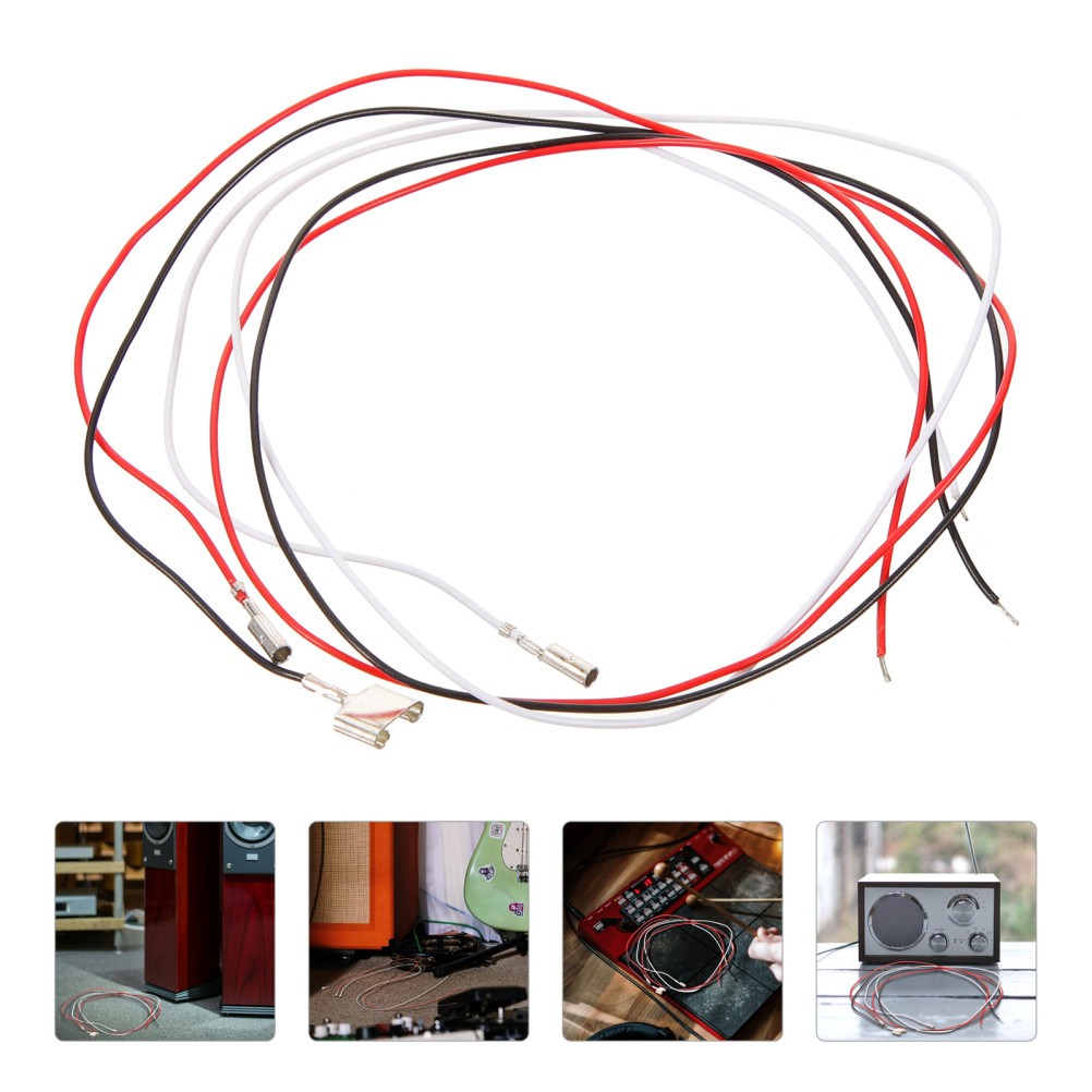 3 Pcs Phono Cable Phonograph Record Player Turntable Wires Accessories