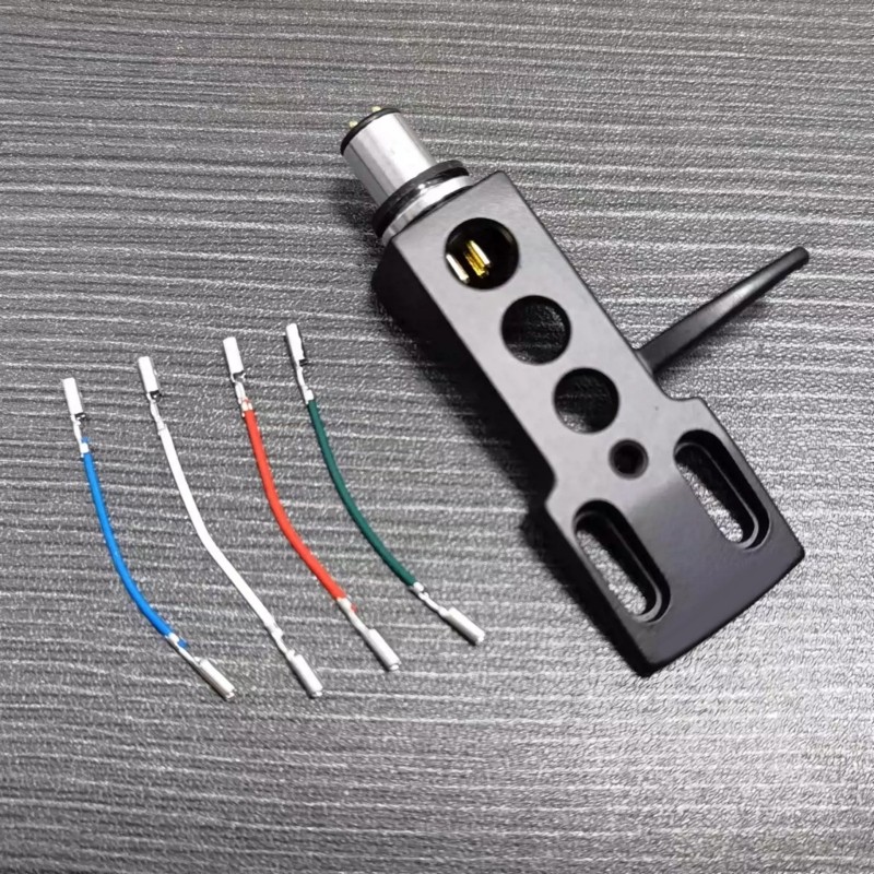 Phono Headshell with Color Wire for Record Player Needle Support Holder