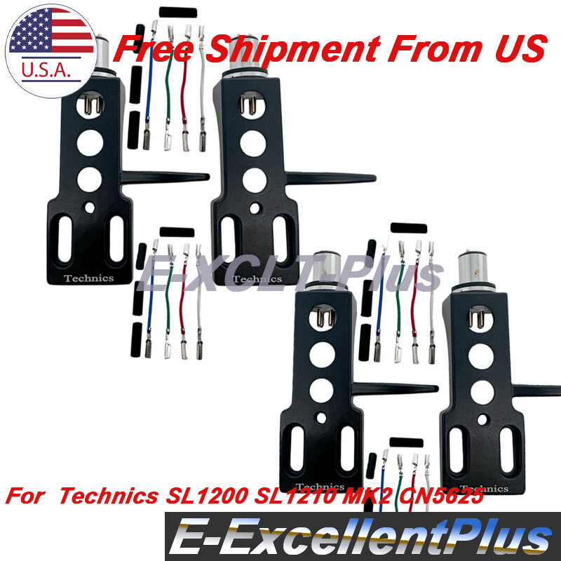 4PCS CN5625 For Technics SL1200 SL1210 MK2 Phono LP Turntable Headshell Mount